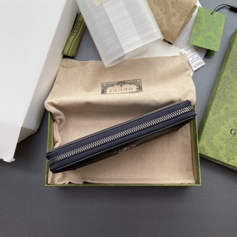 Replica Gucci Ophidia Zipper Wallet Black - ultra-realistic fake designer tote