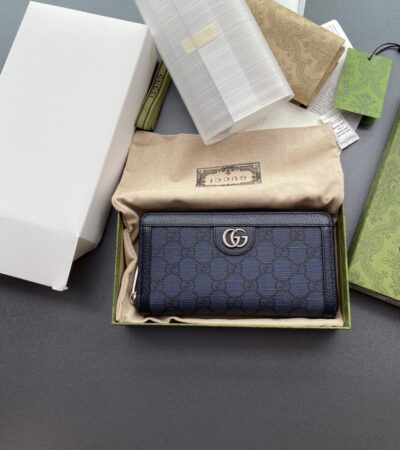 Replica Gucci Ophidia Zipper Wallet Black - Best Fake Designer Bags