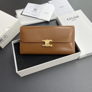 Replica Celine Triumphe Long  Wallet Brown - Best Fake Designer Bags