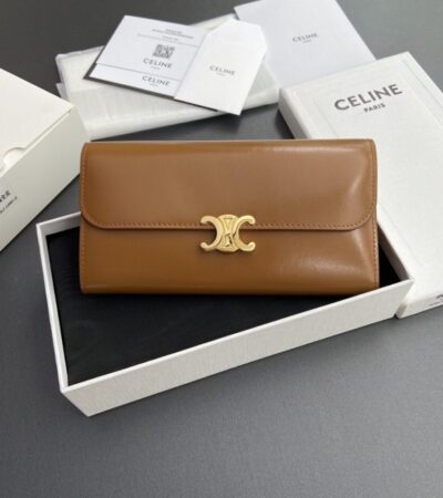 Replica Celine Triumphe Long  Wallet Brown - Best Fake Designer Bags