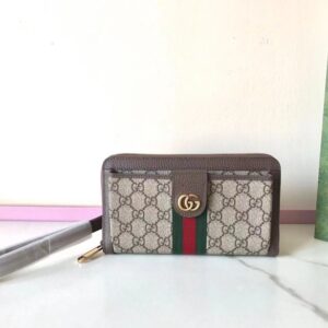 Replica Gucci Ophidia GG Wallet Beige - Best Fake Designer Bags