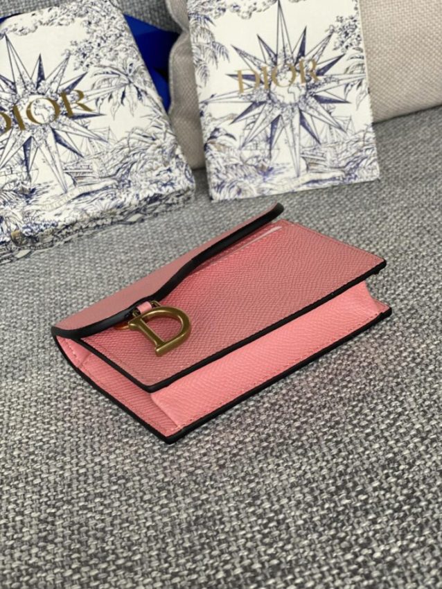 Replica Dior Saddle Flap Card Holder - high-quality designer bag clone
