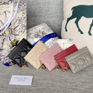 Replica Dior Freesia Card Holder - Best Fake Designer Bags