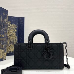 Replica Dior Lady D-Joy  Large Bag  Black Matte - Best Fake Designer Bags