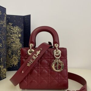 Replica Lady Dior Bordeaux ABC - Best Fake Designer Bags