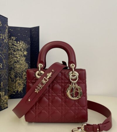 Replica Lady Dior Bordeaux ABC - Best Fake Designer Bags