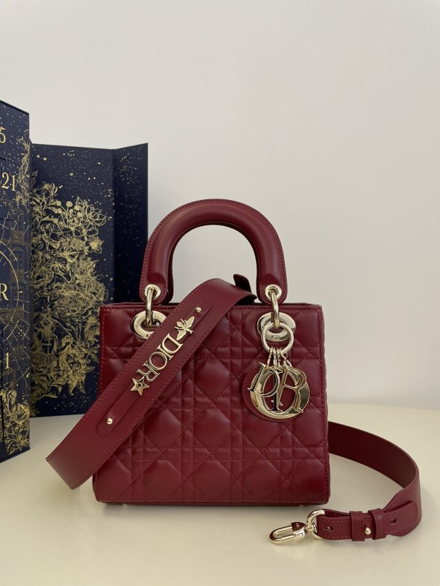 Replica Lady Dior Bordeaux ABC - Best Fake Designer Bags