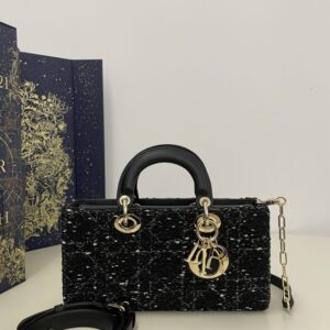 Replica Dior Lady D-Joy Large Bag Wool - Best Fake Designer Bags