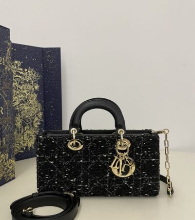 Replica Dior Lady D-Joy  Large Bag  Wool - Best Fake Designer Bags
