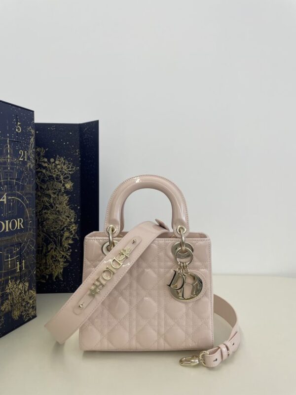 Replica Lady Dior Patent Pink ABC - Best Fake Designer Bags