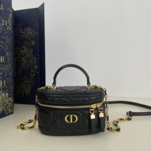 Replica Dior 30 Montaigne Vanity Black - Best Fake Designer Bags