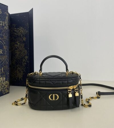 Replica Dior 30 Montaigne Vanity Black - Best Fake Designer Bags