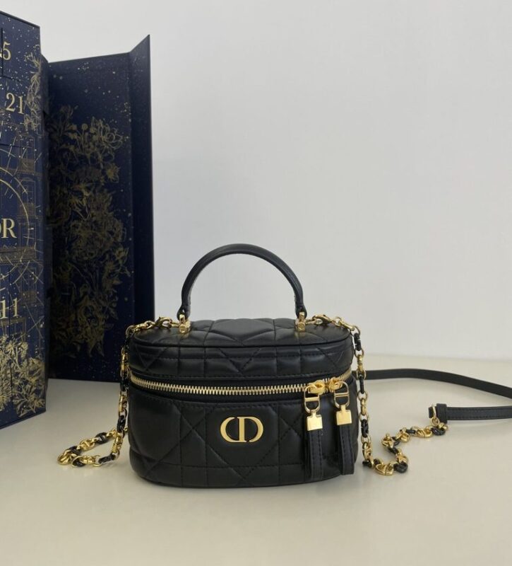 Replica Dior 30 Montaigne Vanity Black - Best Fake Designer Bags