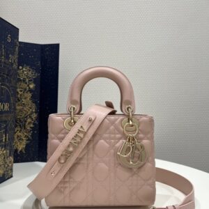 Replica Lady Dior Powered Pink ABC - Best Fake Designer Bags