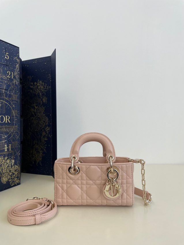 Replica Dior Lady D-Joy Mini Bag Pink - Best Fake Designer Bags