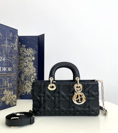 Replica Dior Lady D-Joy  Large Bag  Black New - Best Fake Designer Bags