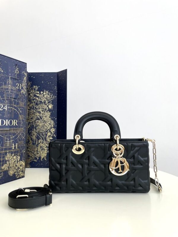 Replica Dior Lady D-Joy Large Bag Black New - Best Fake Designer Bags