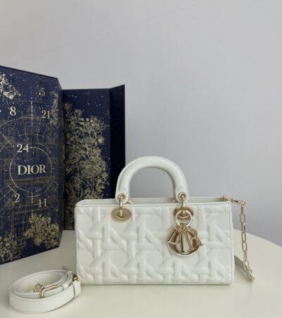Replica Dior Lady D-Joy  Large Bag  New White - Best Fake Designer Bags