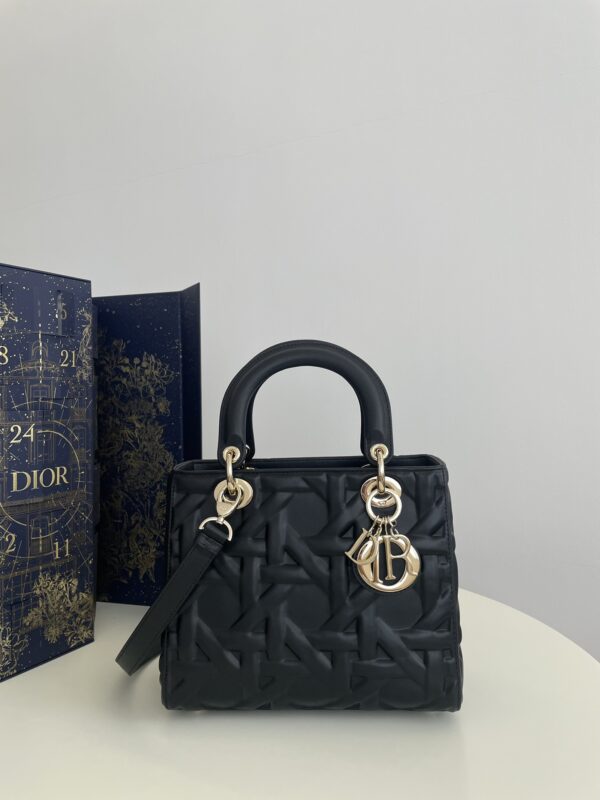 Replica Lady Dior Medium Black - Best Fake Designer Bags