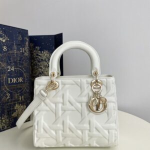 Replica Lady Dior Medium White - Best Fake Designer Bags