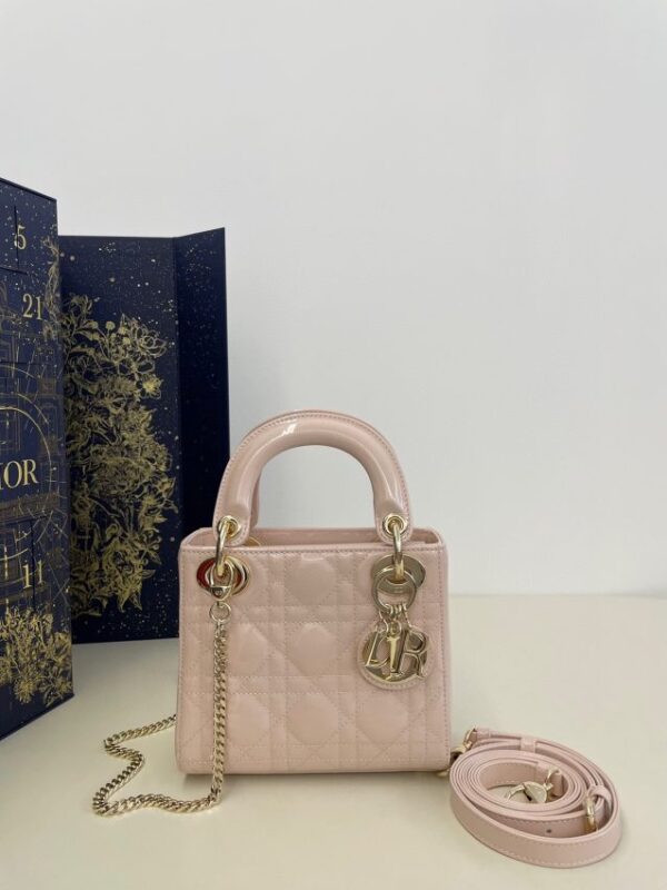 Replica Lady Dior Mini Pink Patent - Best Fake Designer Bags