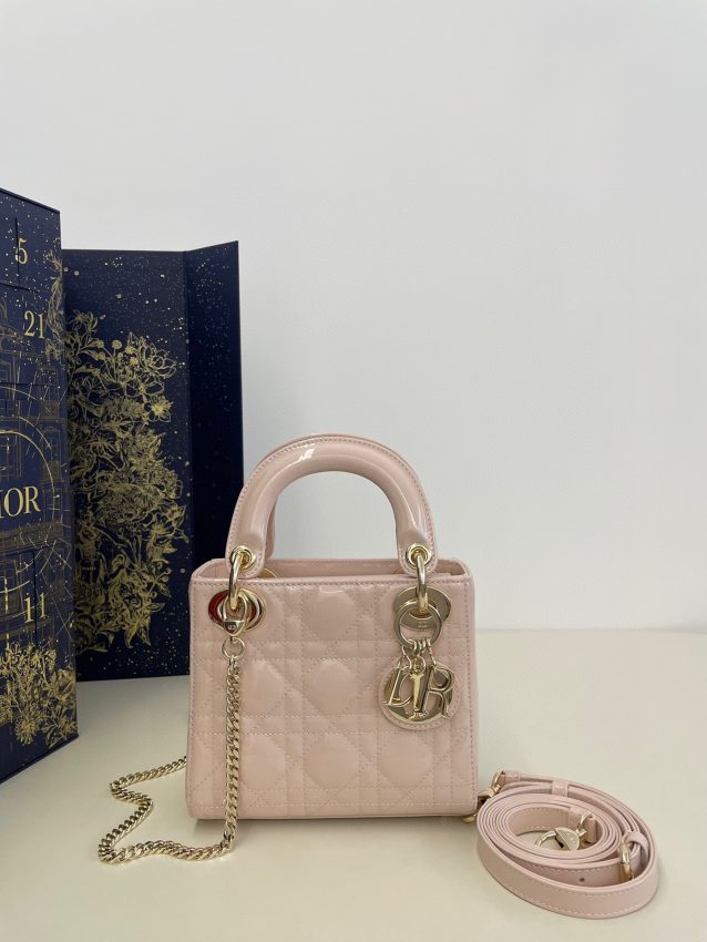 Replica Lady Dior Mini Pink Patent - Best Fake Designer Bags