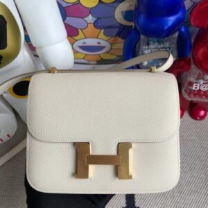 Replica Hermes Constance 18cm White - Best Fake Designer Bags