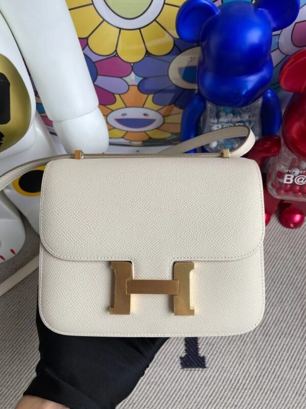 Replica Hermes Constance 18cm White - Best Fake Designer Bags
