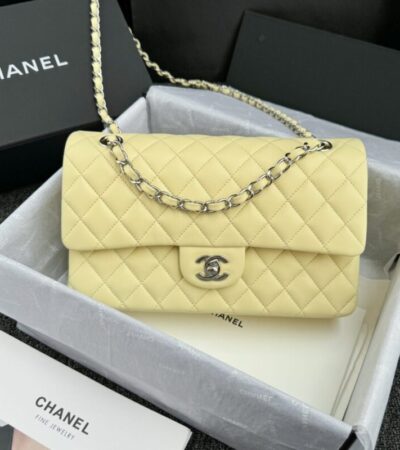 Replica CHANEL Classic Flap 25cm Yellow - Best Fake Designer Bags
