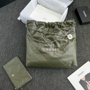 Replica CHANEL 22 Medium Handbag Pink Greed - Best Fake Designer Bags