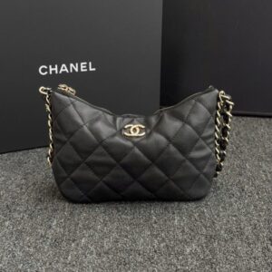 Replica CHANEL 24p Dumpling Bag Black - Best Fake Designer Bags