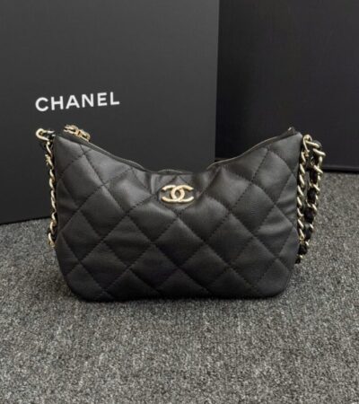 Replica CHANEL 24p Dumpling Bag Black - Best Fake Designer Bags