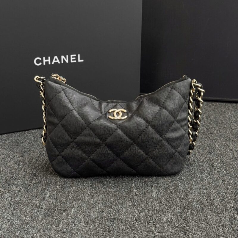 Replica CHANEL 24p Dumpling Bag Black - Best Fake Designer Bags