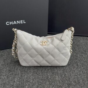 Replica CHANEL 24p Dumpling Bag Gray - Best Fake Designer Bags