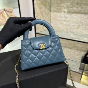Replica CHANEL 23k Kelly Grey-Blue - Best Fake Designer Bags