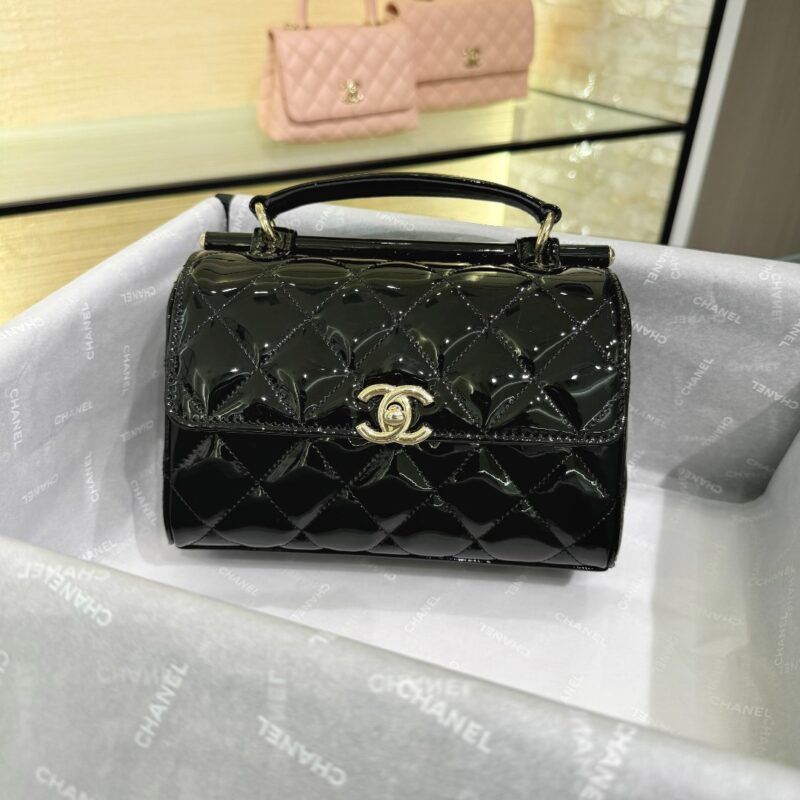 Replica CHANEL 23 Patent Box Bag - Best Fake Designer Bags
