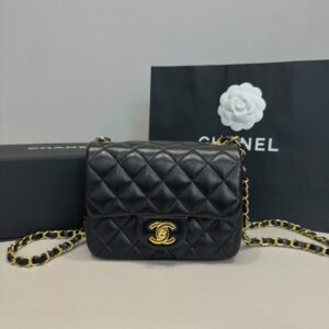 Replica CHANEL Classic Flap 17cm Gold - Best Fake Designer Bags