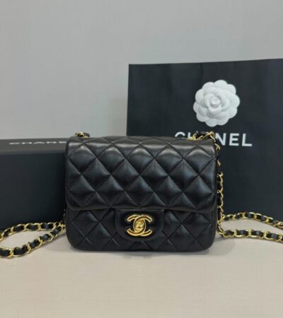 Replica CHANEL Classic Flap 17cm Gold - Best Fake Designer Bags