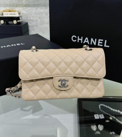 Replica CHANEL Classic Flap 23cm Apricot - Best Fake Designer Bags