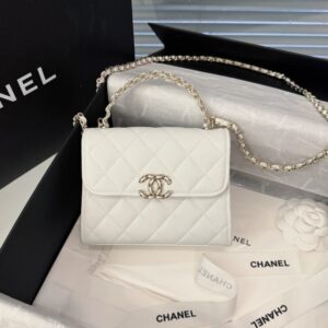 Replica CHANEL 23P Kelly Handle White - Best Fake Designer Bags