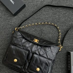 Replica CHANEL 24p  Postman Bag Small Black - Best Fake Designer Bags