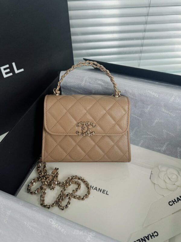 Replica CHANEL 23P Kelly Handle Milk Tea - Best Fake Designer Bags