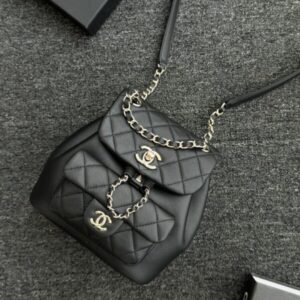 Replica CHANEL 23C Backpack Small Black - Best Fake Designer Bags