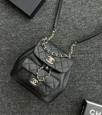 Replica CHANEL 23C Backpack Small Black - Best Fake Designer Bags