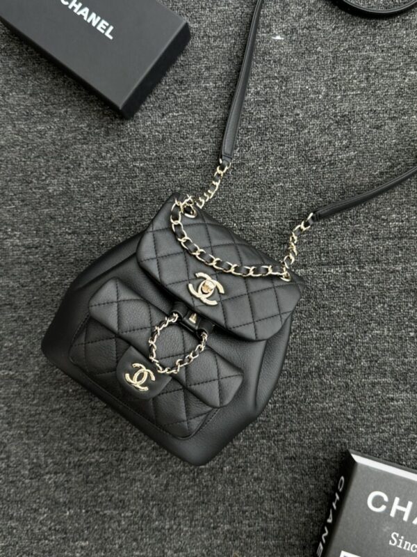 Replica CHANEL 23C Backpack Small Black - Best Fake Designer Bags