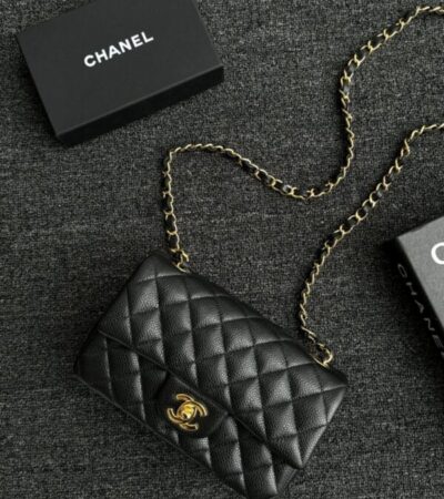Replica CHANEL Classic Flap 20cm Black Caviar - Best Fake Designer Bags