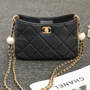 Replica CHANEL 24s Double Pearl Hobo Bag - Best Fake Designer Bags