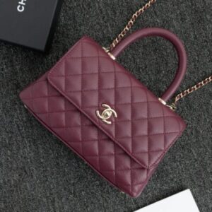 Replica CHANEL 23P Coco Burgundy - Best Fake Designer Bags