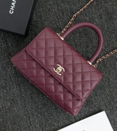 Replica CHANEL 23P Coco Burgundy - Best Fake Designer Bags
