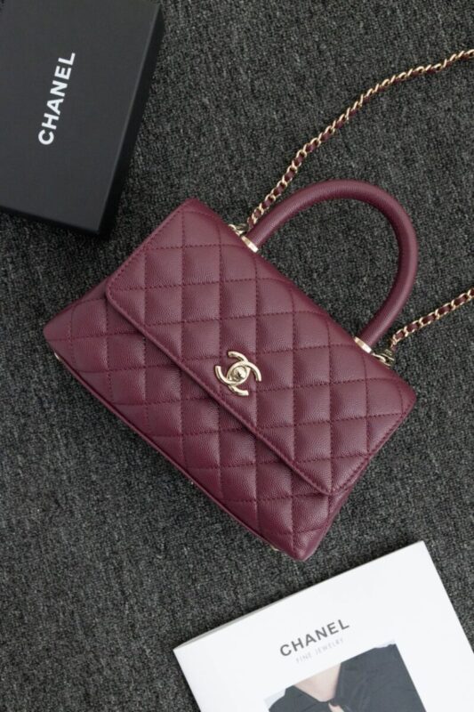 Replica CHANEL 23P Coco Burgundy - Best Fake Designer Bags